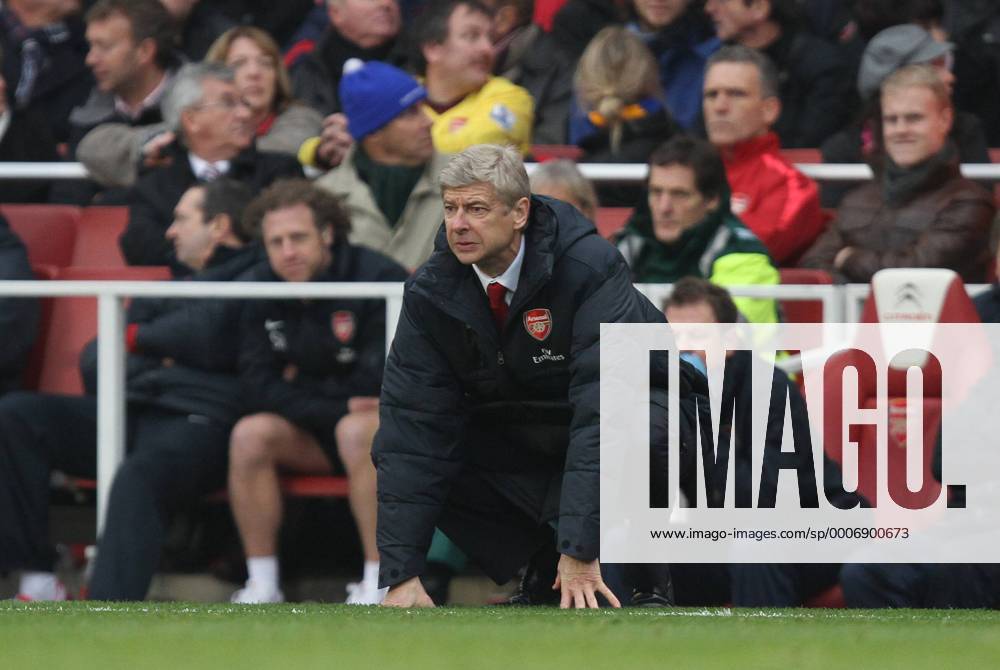 Arsenal FC London - Tottenham Hotspur - Arsene Wenger, Arsenal coach.