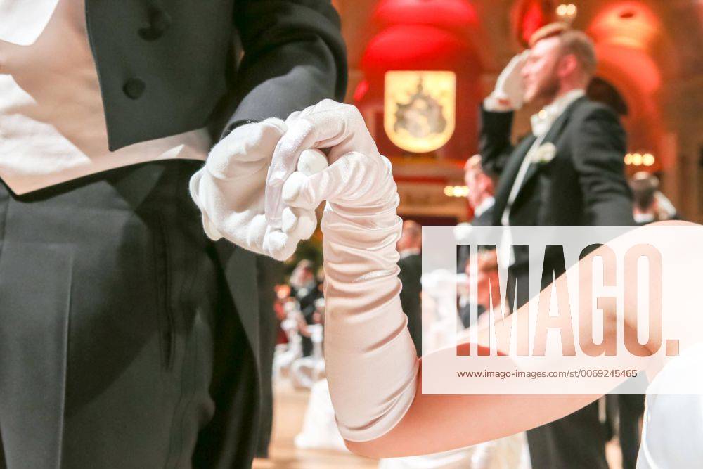 Rudolfina-Redoute Maskenball in Wien 08.02.2016, Wiener Hofburg, RUDOLFINA-REDOUTE 2016, Prominent besetzter Maskenball PR Robin Consult im Bild: Einzug, Stimmung, Übersicht, Debütantinnen und Debütanten