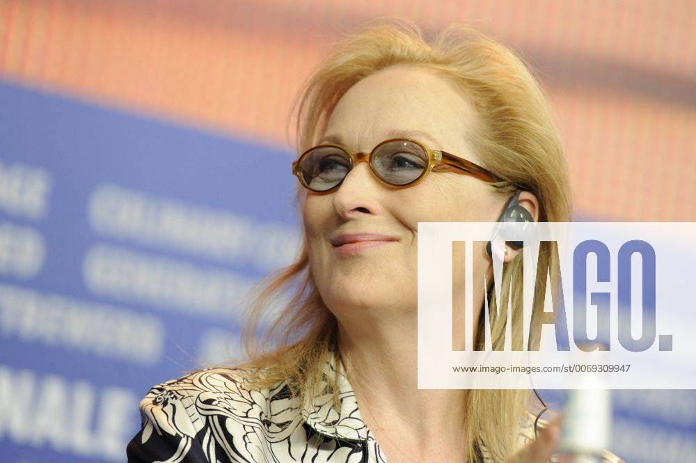 Jurypräsidentin Meryl Streep während der Pressekonferenz mit der Internationalen Jury der 66. Internationalen Filmfestspiele Berlin 66. Internationale Filmfestspiele in Berlin IFB2016