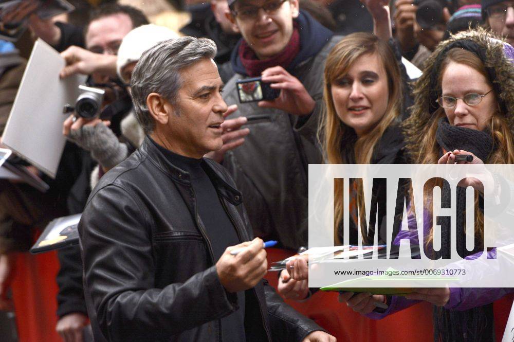 George Clooney arrives for the Hail, Caesar press conference at the 66th Berlin International Film Festival Berlinale 2016 on February 11, 2016in Berlin, Germany. Foto:xC.xNiehausx xFuturexImage