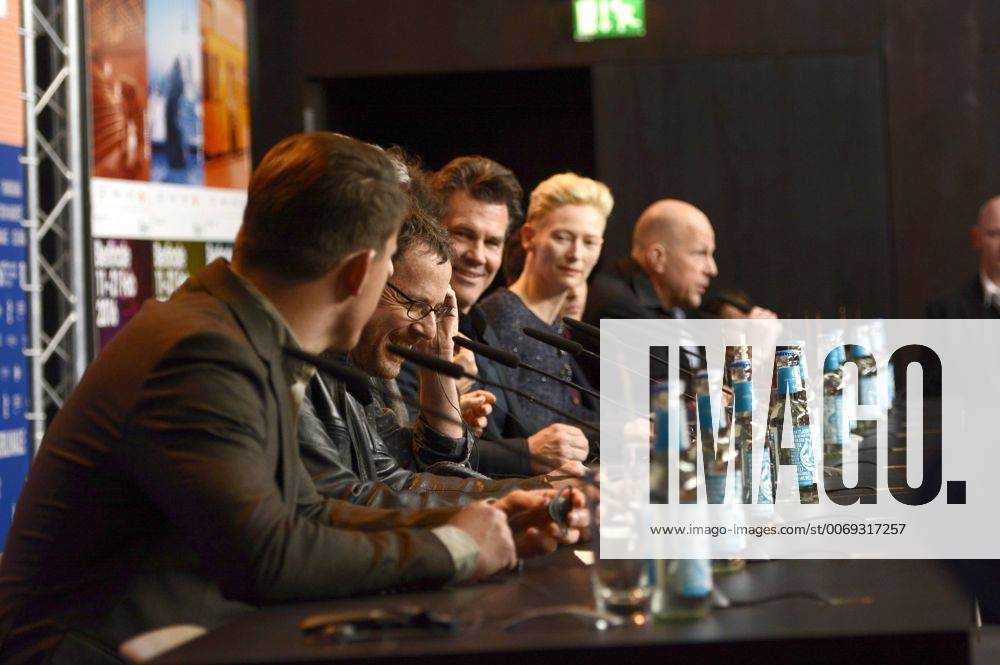 Channing Tatum, Ethan Coen, Josh Brolin and Tilda Swinton during the Hail, Caesar! press conference at the 66th Berlin International Film Festival Berlinale 2016 on February 11, 2016 in Berlin, Germany. Foto:xC.xNiehausx xFuturexImage