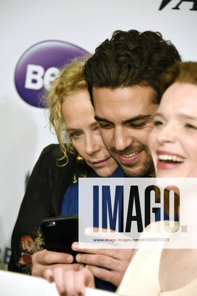 Katja Riemann, Elyas M Barek and Karoline Herfurth at the Medienboard Reception 2016 during the 66th Berlin International Film Festival Berlinale 2016 at The Ritz-Carlton hotel on February 13, 2016 in Berlin, Germany. Foto:xFredericx xFuturexImage