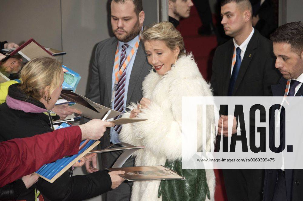 Emma Thompson arriving for the Alone In Berlin Jeder stirbt für sich allein press conference at the 66th Berlin International Film Festival Berlinale 2016 on February 15, 2016 in Berlin, Germany. Foto:xFredericx xFuturexImage