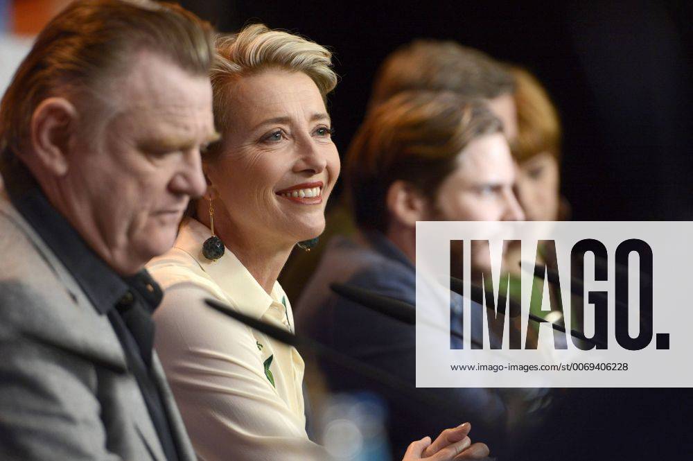 Brendan Gleeson, Emma Thompson, Daniel Brühl during the Alone In Berlin Jeder stirbt für sich allein press conference at the 66th Berlin International Film Festival Berlinale 2016 on February 15, 2016 in Berlin, Germany. Foto:xC.xNiehausx xFuturexImage