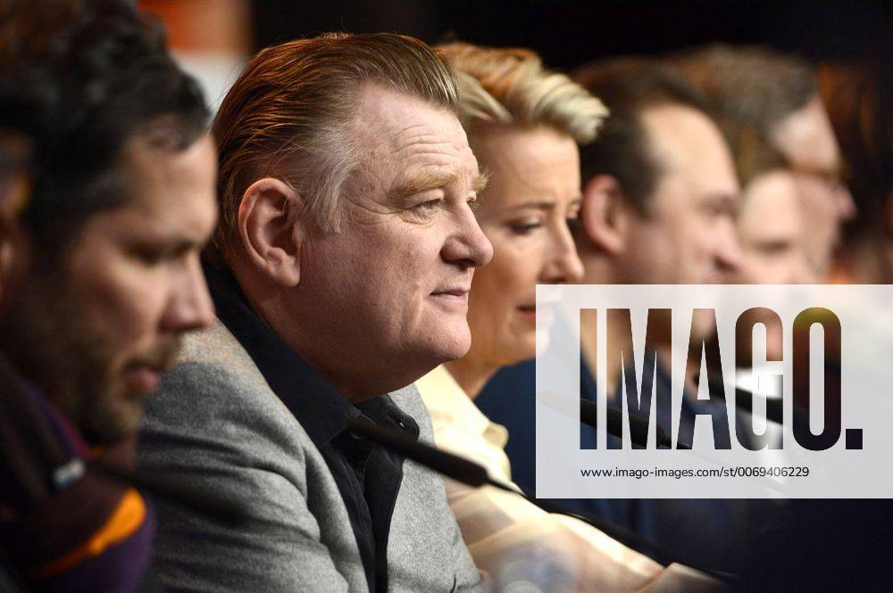 Brendan Gleeson and Emma Thompson during the Alone In Berlin Jeder stirbt für sich allein press conference at the 66th Berlin International Film Festival Berlinale 2016 on February 15, 2016 in Berlin, Germany. Foto:xC.xNiehausx xFuturexImage