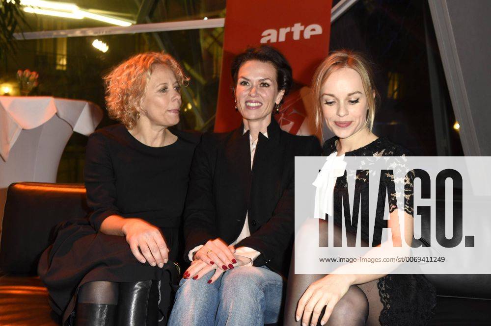 Katja Riemann, Melika Foroutan and Friederike Kempter at the Arte Reception 2016 during the 66th Berlin International Film Festival Berlinale 2016 at The Ritz-Carlton hotel on February 15, 2016 in Berlin, Germany. Foto:xFredericx xFuturexImage