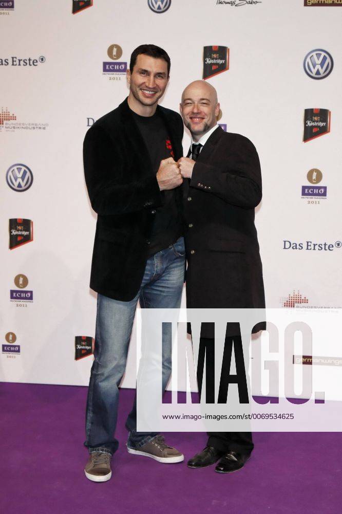 Wladimir Klitschkow und Der Graf (Unheilig) - Echo 2011 - 20.Verleihung des Deutschen Musikpreis in der Messe Berlin am 24.03.2011. Echo 2011