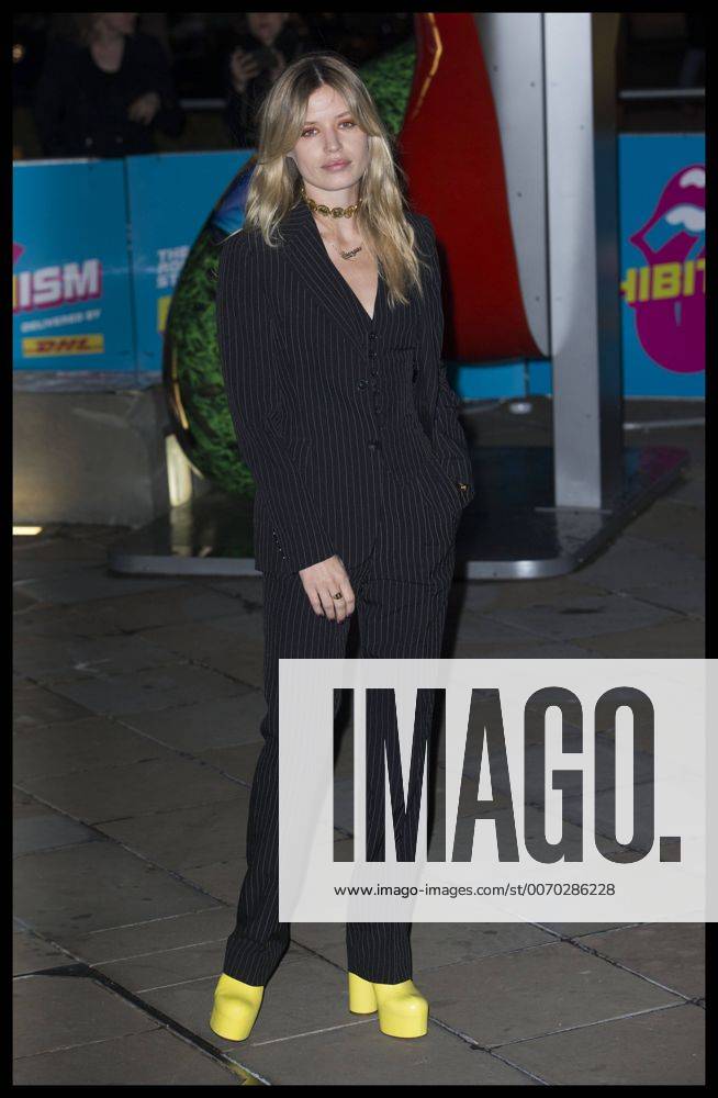 . 04 04 2016. London, United Kingdom. Georgia May Jagger arriving at the opening night gala in London of the Rolling Stones exhibition: Exhibitionism. xStephenxLockx xi-Imagesx IIM-12330-0046