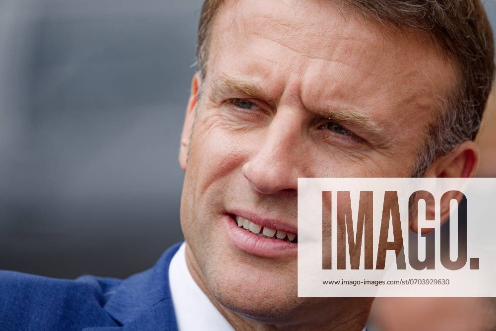 ELECTIONS LÉGISLATIVES 2024 PREMIER TOUR EMMANUEL MACRON PHOTOPQR VOIX DU NORD johan ben azzouz 30 06 2024 Le Président Emmanuel Macron au Touquet pour son vote au premier tour des élections législatives 06 30 2024 First round of the 2024 legislative elections in France These elections have a very strong political stake with a possible strong rise in extremes Marine Le Pen of the far right RN party votes this morning France s President Emmanuel Macron 62 France