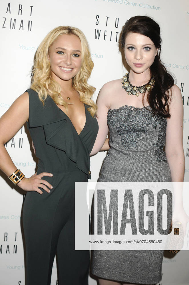 Fashion s Night Out Michelle Trachtenberg and Hayden Panettiere make a personal appearance for Fashion s Night Out to present their Young Hollywood Cares shoe collection at Stuart Weitzman in New York, NY on September 08, 2011 by Joy Scheller iPhoto New York NY USA