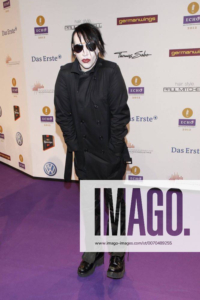 Marylin Manson - Verleihuing des ECHO 2012 in der Hallen der Messe Berlin am 22.03.2012. Echo 2012