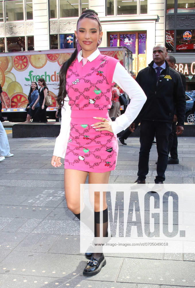 NEW YORK, NY- JULY 2: Kylie Cantrall seen at Good Morning America on July 2, 2024 in New York City.
