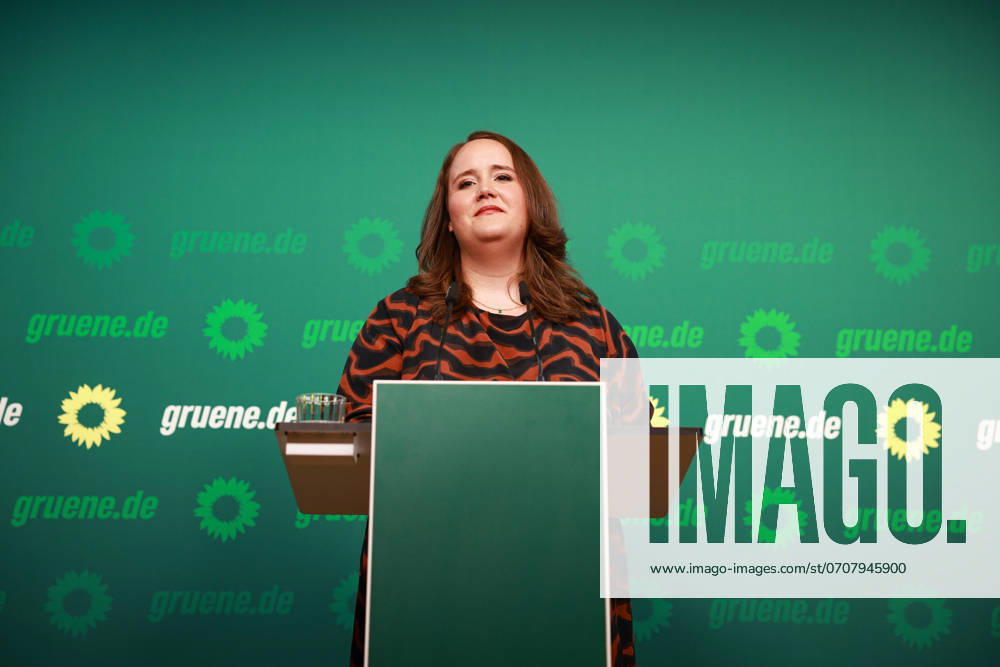 Ricarda Lang (Bündnis 90 Die Grünen) - Pressekonferenz in Berlin