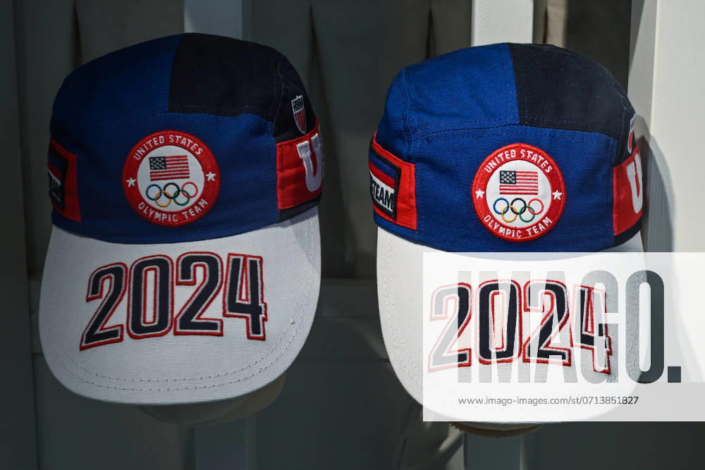 Daily Life In Paris On The Eve Of The Olympics PARIS, FRANCE - JULY 15: Windows of the Ralph Lauren boutique in the 8th arrondissement of Paris, decorated with Olympic US Team clothing, on July 15, 2024, in Paris France. Paris France