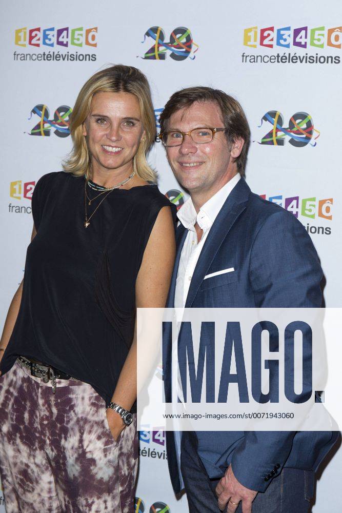 Marine Vignes - Laurent Romejko - Entertainment, Photocall France Television 2016 2017 - Paris - 29 06 2016 StephenCaillet Panoramic
