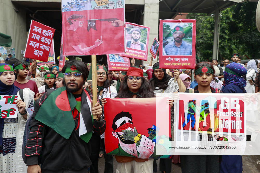New Protests In Bangladesh Kill 2 - Dhaka Bangladeshi Students, teachers, parents, artist, representatives of civil society and leaders of various student organizations join a mass demonstration in Dhaka, Bangladesh, 02 August 2024. Thousands of people took part in a nationwide prayer and student procession to protest the massacre and mass arrests following recent protests by the Quota Reform Movement, which is demanding reforms to the government s job quota system. Authorities in Bangladesh have announced a gradual easing of a curfew imposed on July 20 after violence erupted in Dhaka and other regions following mass protests last week, allowing offices to open and some activities to take place, and partially restoring telecommunications