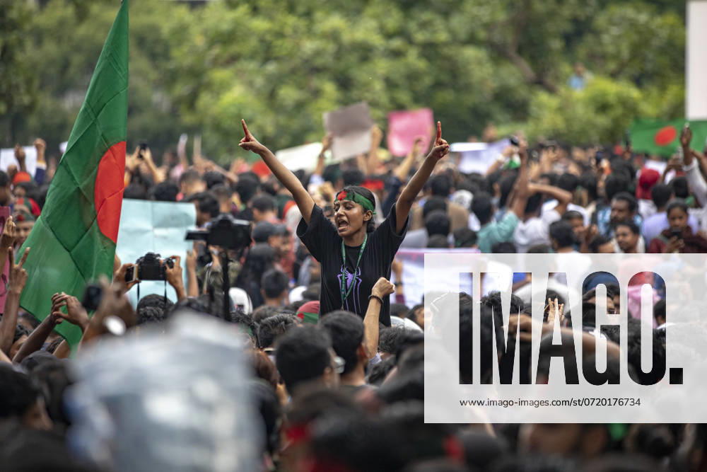 Students Renew Bangladesh Protests The Anti-Discrimination Student Movement is holding a rally at Central Shaheed Minar in Dhaka, Bangladesh, on August 3, 2024, to demand justice for the victims killed in the recent countrywide violence during anti-quota protests. Dhaka Bangladesh