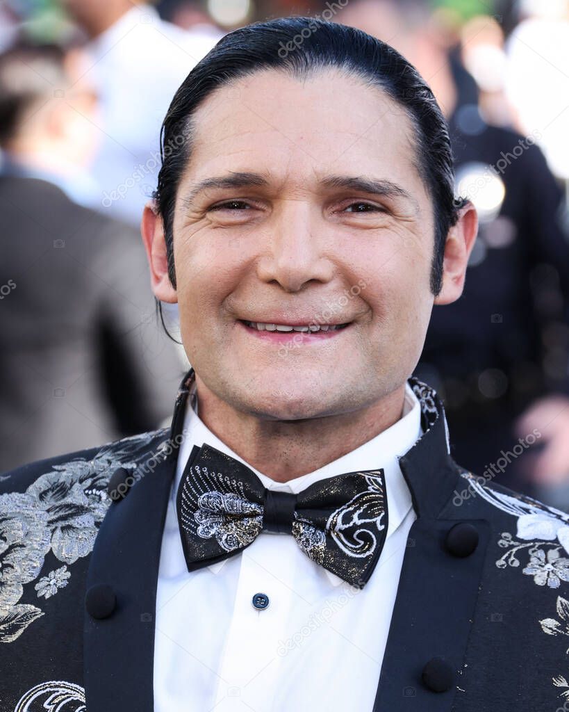 Corey Feldman arrives at the World Premiere Of Universal Pictures' 'Nope' held at the TCL Chinese Theatre IMAX on July 18, 2022 in Hollywood, Los Angeles, California, United States.