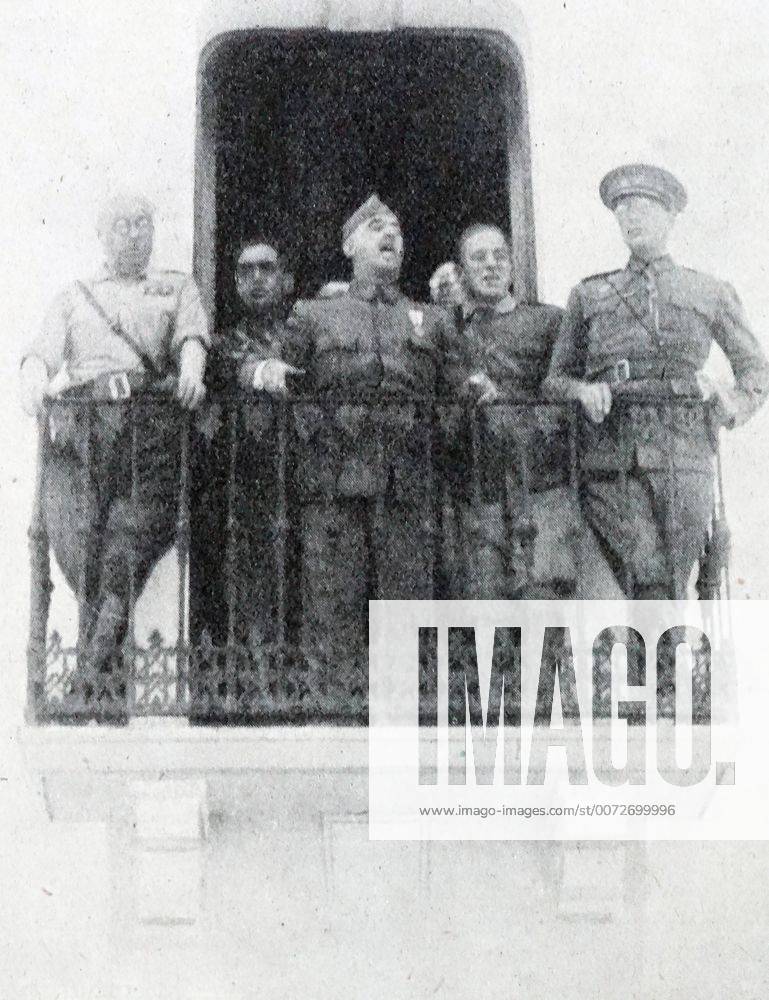 Francisco Franco 1892 – 1975, dictator of Spain in Ceuta, at the start of the Spanish Civil War. WHA !ACHTUNG AUFNAHMEDATUM GESCHÄTZT!