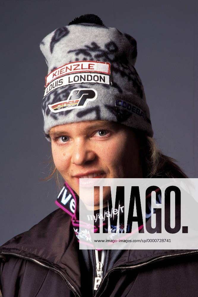 Katja Seizinger (Deutschland) Alpiner Skilauf Damen Weltcup 1996 1997, Welt-Cup, Worldcup, World, WC, Ski alpin, Skisport, Vorstellung, Präsentation Porträt