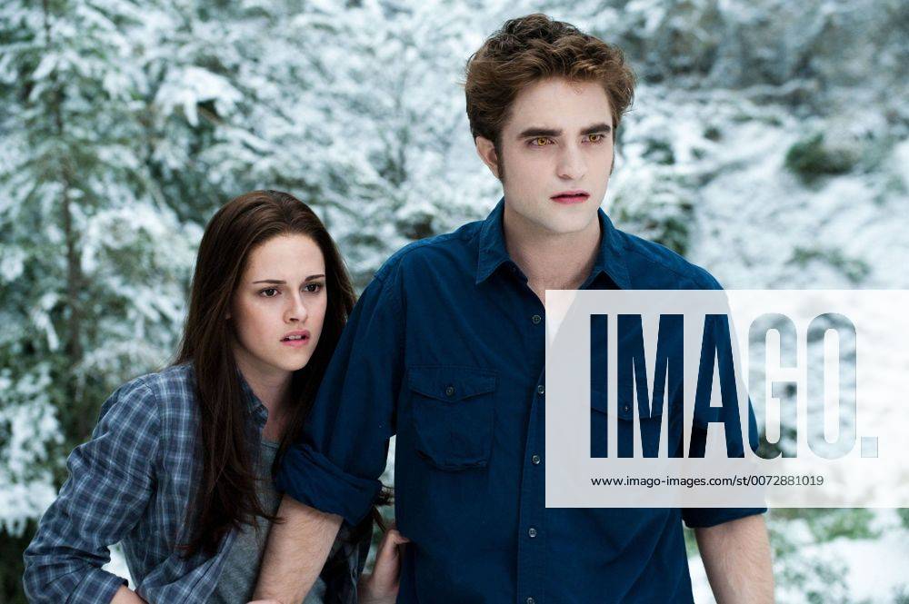 RELEASE DATE: June 30, 2010. MOVIE TITLE: The Twilight Saga: Eclipse. STUDIO: Summit Entertainment. PLOT: As a string of mysterious killings grips Seattle, Bella, whose high school graduation is fast approaching, is forced to choose between her love for vampire Edward and her friendship with werewolf Jacob. PICTURED: KRISTEN STEWART as Bella Swan and ROBERT PATTINSON as Edward Cullen. - ZUMAg90_