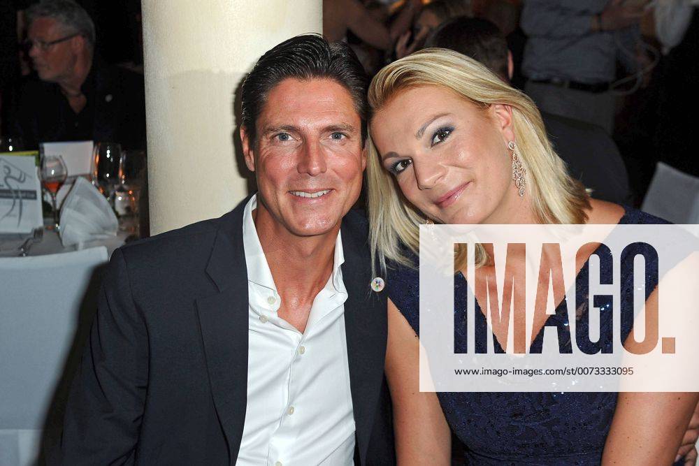 5. Aktion Kinderträume Golf Cup . Marcus Höfl und Maria Höfl - Riesch anläßlich des 5. Aktion Kinderträume Golf Cup am 09.09.2016 in St. Leon-Rot.