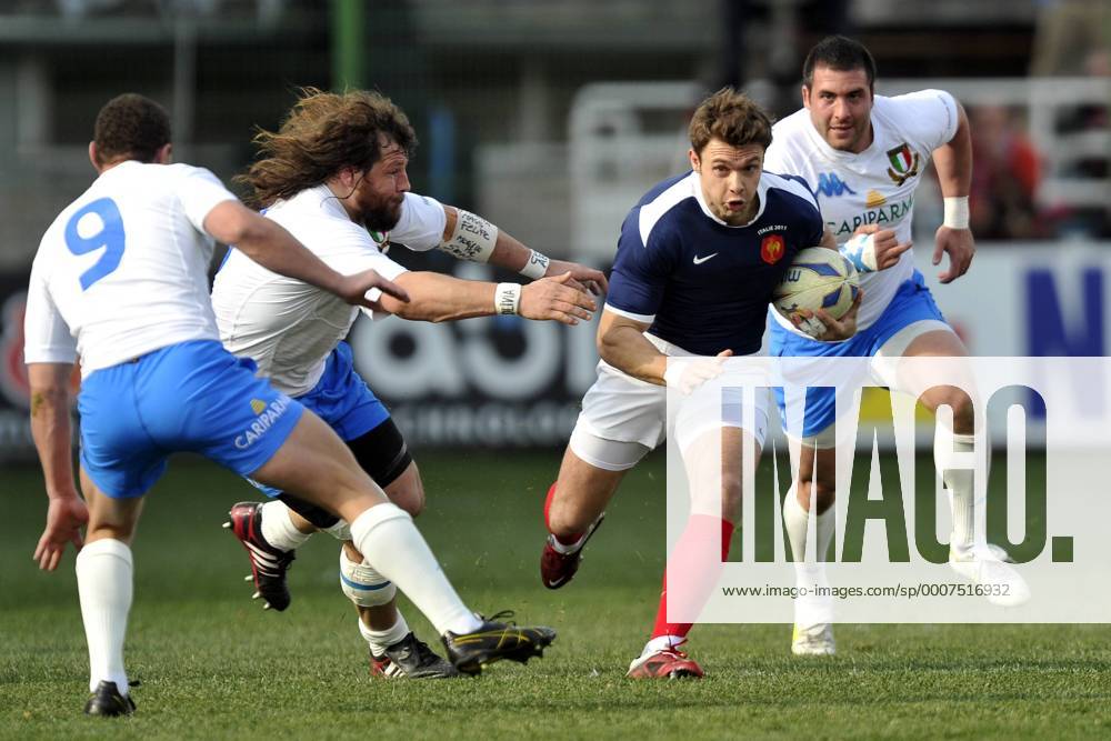 RUGBY : Italie France - Tournoi des VI Nations - Stadio Flaminio - Vincent CLERC - - AnthonyBibardFEP -