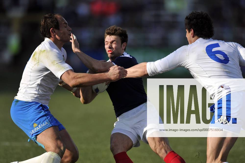 RUGBY : Italie France - Tournoi des VI Nations - Stadio Flaminio - Vincent CLERC - - AnthonyBibardFEP -