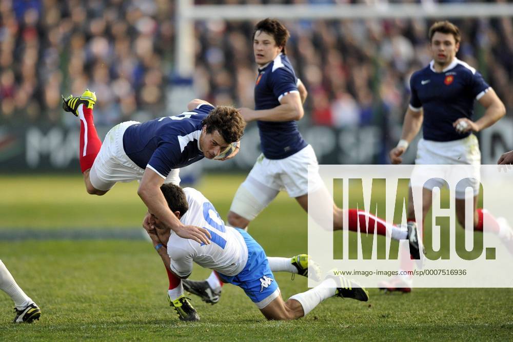 RUGBY : Italie France - Tournoi des VI Nations - Stadio Flaminio - Yannick JAUZION - - AnthonyBibardFEP -