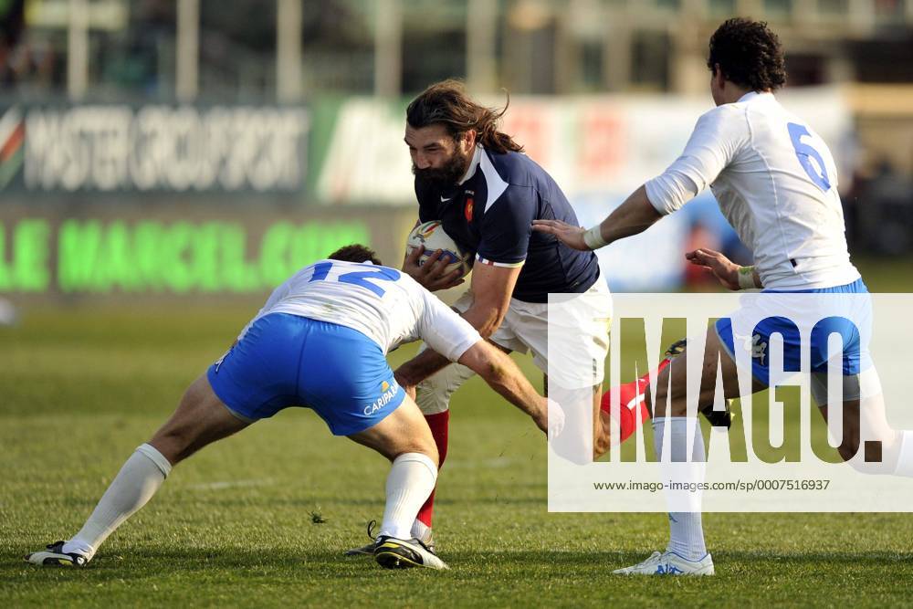 RUGBY : Italie France - Tournoi des VI Nations - Stadio Flaminio - Sebastien CHABAL - - AnthonyBibardFEP -