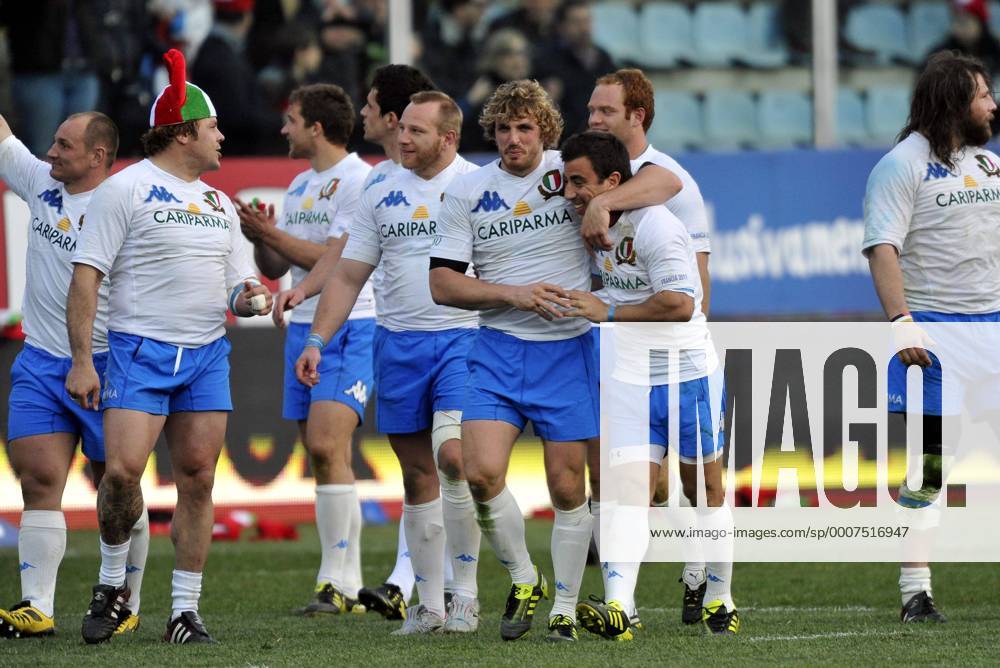 RUGBY : Italie France - Tournoi des VI Nations - Stadio Flaminio - Mirco BERGAMASCO - - AnthonyBibardFEP -