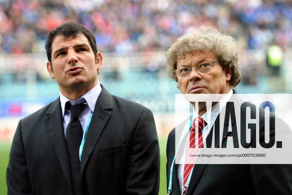 RUGBY : Italie France - Tournoi des VI Nations - Stadio Flaminio - Marc LIEVREMONT - Jo MASO - - AnthonyBibardFEP -