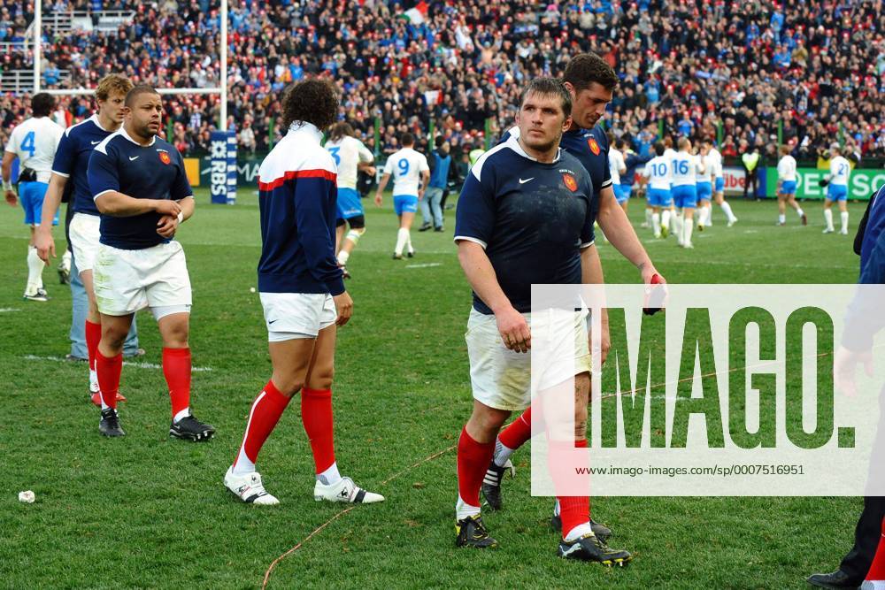 RUGBY : Italie France - Tournoi des VI Nations - Stadio Flaminio - Sylvain MARCONNET - - AnthonyBibardFEP -
