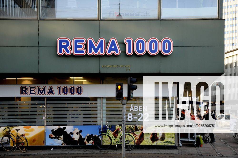 Copenhagen Denmark_ 06th..December 2016 - Rema 1000 food market .