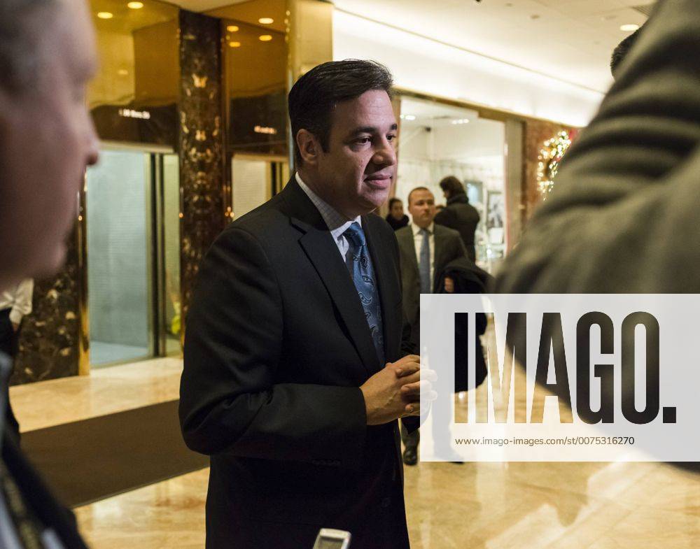 New York, New York, United States of America - United States Representative Raul Labrador (Republican of Idaho) speaks with the press in the lobby of Trump Tower in New York, NY, USA following his meeting with US President-elect Donald Trump on December 12, 2016. .Credit: Pool via CNP New York United States of America - ZUMAs152 20161212_zaa_s152_003