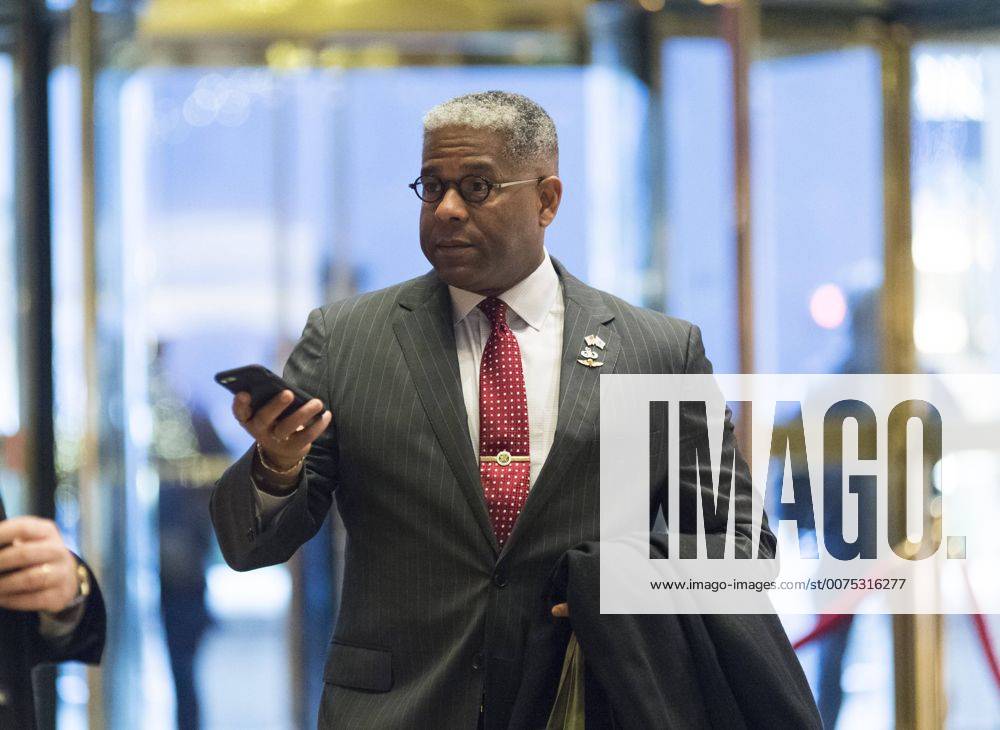 New York, New York, United States of America - Former United States Representative and Retired Lt. Colonel Allen West (Republican of Florida) is seen in the lobby of Trump Tower in New York, NY, USA upon his arrival on December 12, 2016. .Credit: Pool via CNP New York United States of America - ZUMAs152 20161212_zaa_s152_012