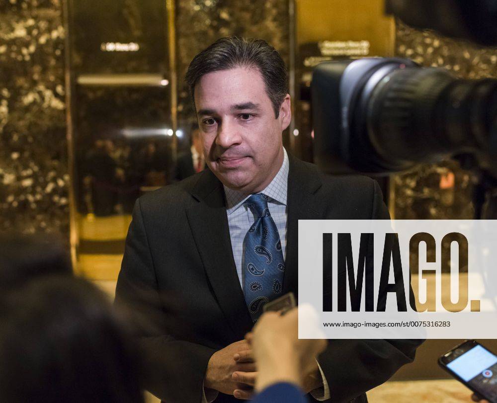 New York, New York, United States of America - United States Representative Raul Labrador (Republican of Idaho) speaks with the press in the lobby of Trump Tower in New York, NY, USA following his meeting with US President-elect Donald Trump on December 12, 2016. .Credit: Pool via CNP New York United States of America - ZUMAs152 20161212_zaa_s152_010