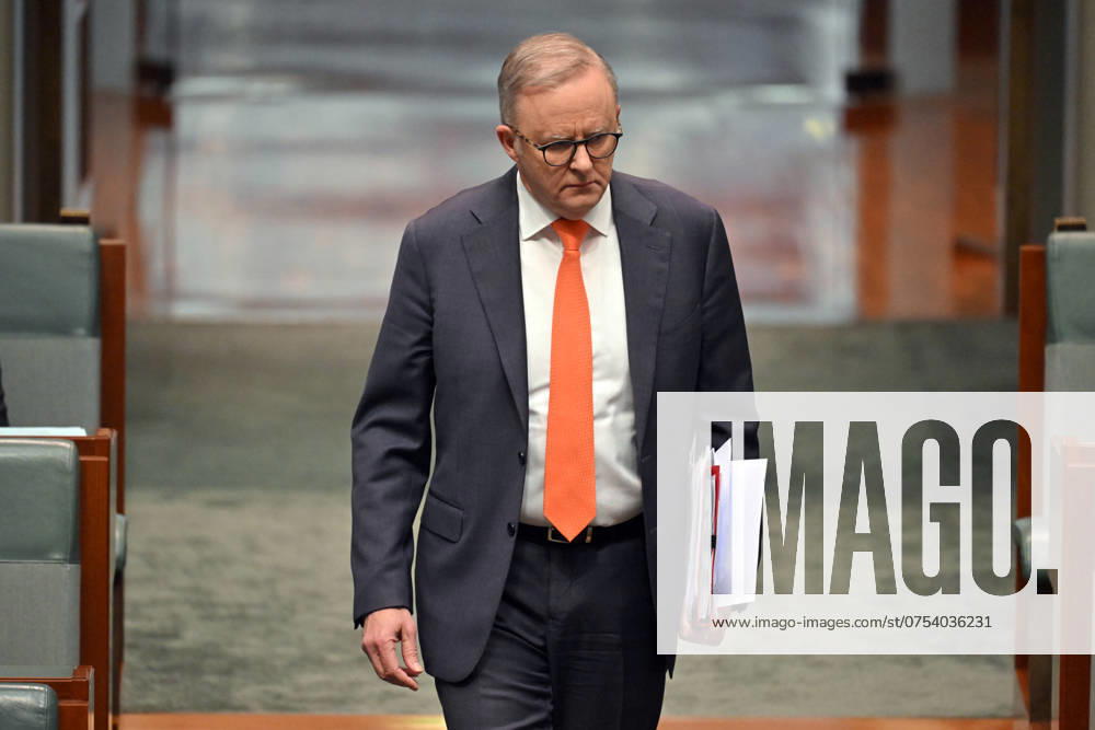 QUESTION TIME, Prime Minister Anthony Albanese arrives for Question Time in the House of Representatives at Parliament House in Canberra, Tuesday, August 13, 2024. ( NO ARCHIVING, , NO USE IN BOOKS WITHOUT CONSENT CANBERRA AUSTRALIAN CAPITAL TERRITORY AUSTRALIA PARLIAMENT HOUSE