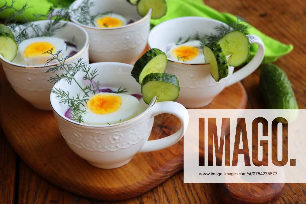 Cold soup with cucumbers, yogurtl and fresh herbs on the wooden rustic table, Cold soup with cucumbers, yogurtl and fresh herbs on the wooden rustic table, Cold soup with cucumbers, yogurtl and fresh herbs on the wooden rustic table, 14.05.2024,