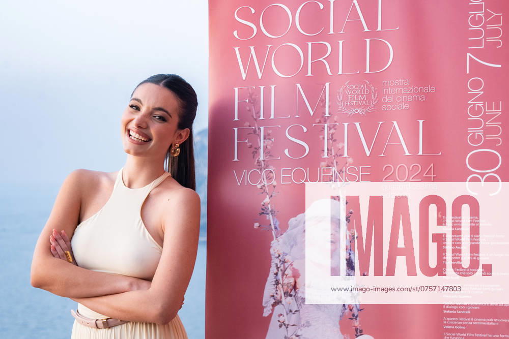 14th Social World Film Festival 2024 in Vico Equense, Italy - 07 Jul 2024 Mariasole Pollio attends the Photocall at the 14th Social World Film Festival 2024 Vico Equense Italy