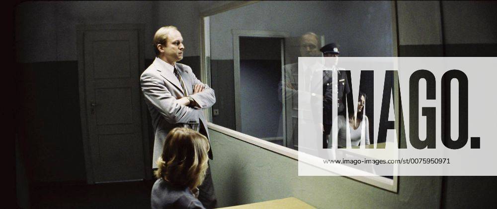 RELEASE DATE: February 9, 2007. MOVIE TITLE: Das Leben der Anderen (North America: The Lives of Others ) - STUDIO: Creado Film Sony Pictures Classics. PLOT: Captain Wiesler (Muhe) is a wiretapping expert with the Stasi (East German Secret Police) in the mid-eighties,who becomes disillusioned with his career and life in general in the former socialist republic when his latest assignment, Georg Dreyman (Koch), a playwright with views against the totalitarian state, starts to challenge his beliefs through his overheard conversations. PICTURED: ULRICH TUKUR (center-left) as Oberstleutnant Anton Grubitz, and MARTINA GEDECK (center-right) as Christa-Maria Sieland. - ZUMAg90_ 20070209_ddn_g90_495