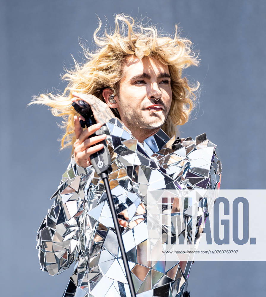 Sänger Bill Kaulitz von Tokio Hotel bei seinem Auftritt beim Musikfestival Superbloom in München am 07.09.2024. München Olympiapark Bayern Deutschland