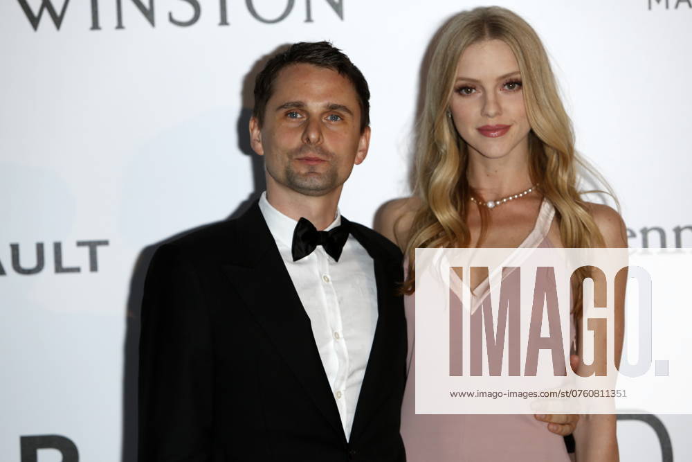 Matthew Bellamy and Elle Evans attend amfAR s Cinema Against Aids Gala during the 69th Annual Cannes Film Festival at Hotel du Cap-Eden-Roc in Antibes, France, on 19 May 2016. Photo: HB00290