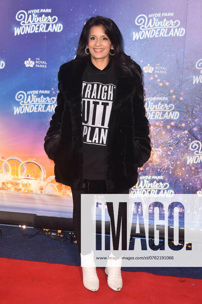 Sonali Shah attends the Hyde Park Winter Wonderland Preview Night 2022 in London, England. UK. Thursday 17th November 2022. -