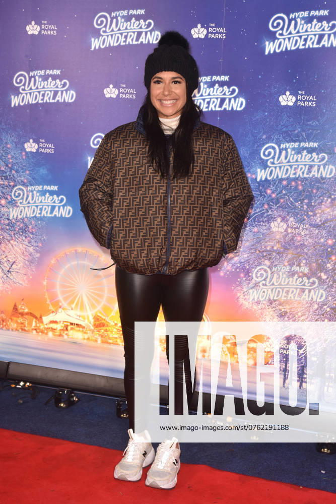Heather Watson attends the Hyde Park Winter Wonderland Preview Night 2022 in London, England. UK. Thursday 17th November 2022. -