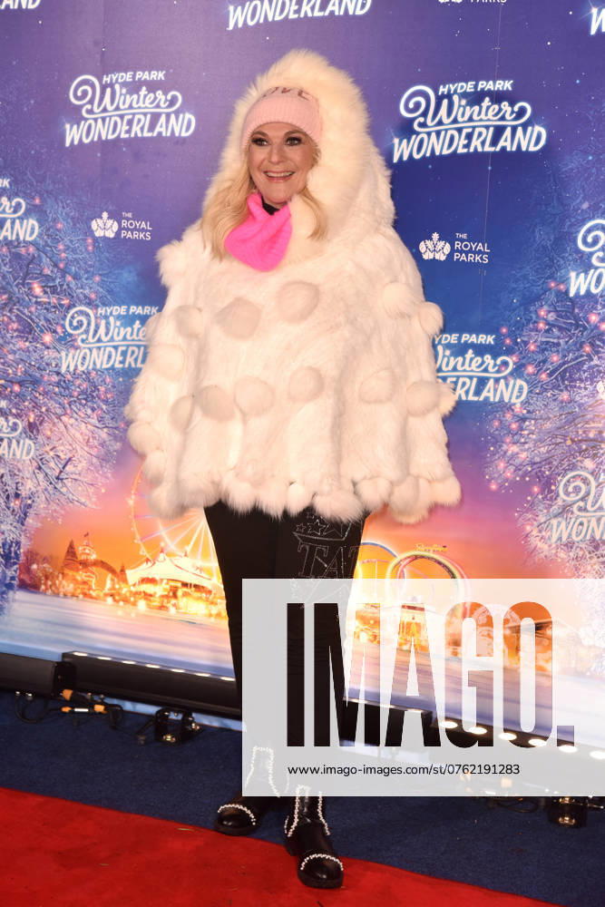 Vanessa Feltz attends the Hyde Park Winter Wonderland Preview Night 2022 in London, England. UK. Thursday 17th November 2022. -
