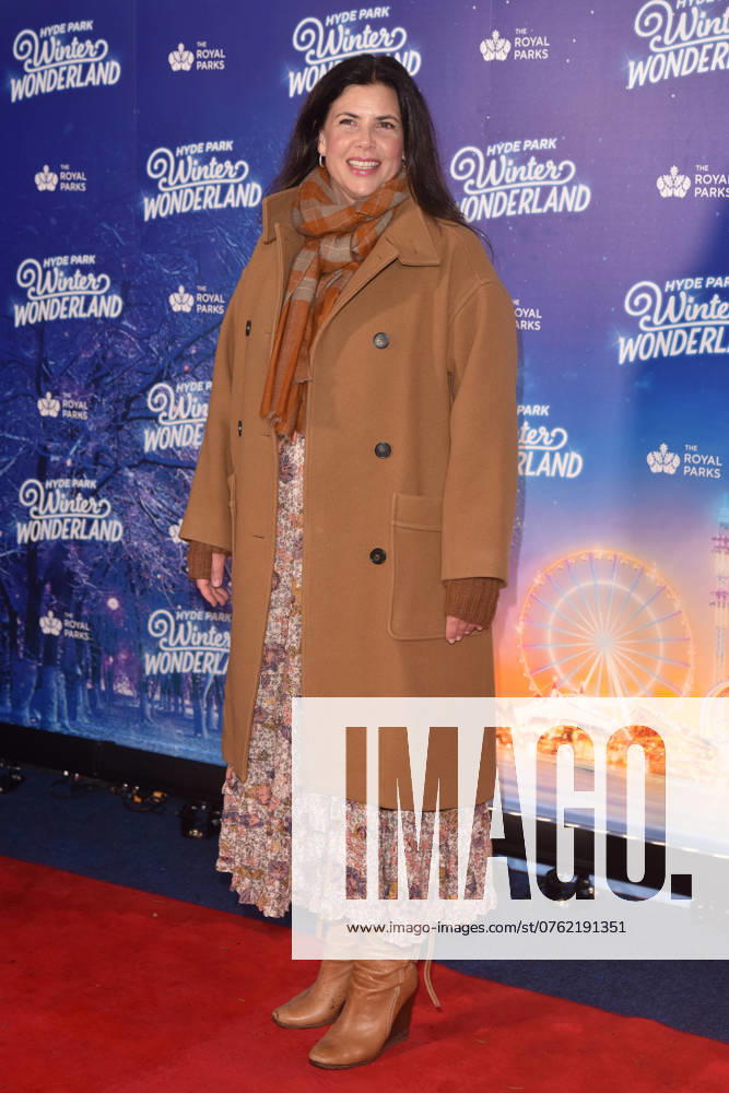 Kirstie Allsopp attends the Hyde Park Winter Wonderland Preview Night 2022 in London, England. UK. Thursday 17th November 2022. -