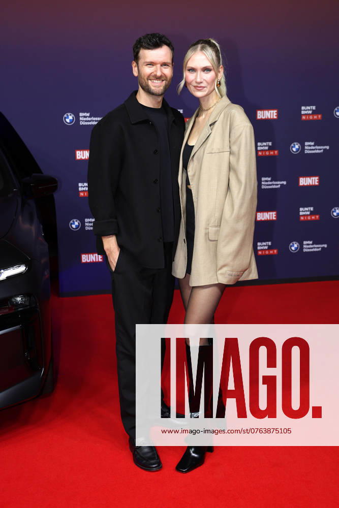 Daniel Grunenberg und Carolin Niemczyk von der Band Glasperlenspiel bei der Bunte BMW Night am 19.09.2024 in Düsseldorf Bunte BMW Night in Duesseldorf