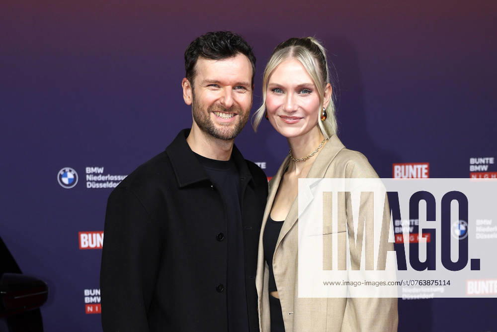Daniel Grunenberg und Carolin Niemczyk von der Band Glasperlenspiel bei der Bunte BMW Night am 19.09.2024 in Düsseldorf Bunte BMW Night in Duesseldorf