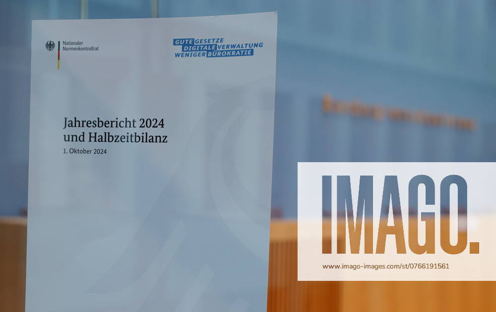 Deutschland, Berlin, Bundespressekonferenz, Thema: Jahresbericht des Nationalen Normenkontrollrat zum Bürokratieabbau